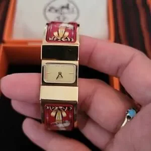 Accessories | Hermes Beautiful Loquet Red Enamel Cloisonne 
